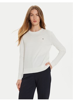 Tommy Hilfiger Sweter WW0WW44984 Écru Regular Fit ze sklepu MODIVO w kategorii Swetry damskie - zdjęcie 181127911