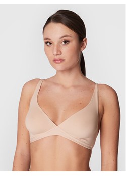 Hanro Biustonosz braletka Cotton Sensation 1387 Beżowy ze sklepu MODIVO w kategorii Biustonosze - zdjęcie 181127974