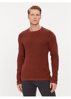 Selected Homme Sweter 16079776 Bordowy Regular Fit ze sklepu MODIVO w kategorii Swetry męskie - zdjęcie 181128061