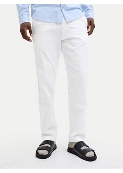 Jack&Jones Spodnie materiałowe Kane 12274977 Biały Relaxed Fit ze sklepu MODIVO w kategorii Spodnie męskie - zdjęcie 181128094