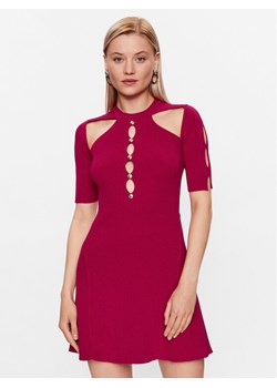 Pinko Sukienka dzianinowa 101227 A0TU Czerwony Regular Fit ze sklepu MODIVO w kategorii Sukienki - zdjęcie 181128170