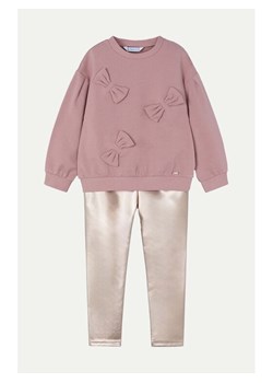 Mayoral Komplet bluza i legginsy 4707 Różowy Regular Fit ze sklepu MODIVO w kategorii Komplety dziewczęce - zdjęcie 181128212
