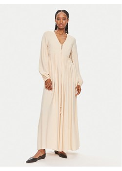 Weekend Max Mara Sukienka wieczorowa Guelfi WEEKEND MAX MARA-2415221052 Beżowy Regular Fit ze sklepu MODIVO w kategorii Sukienki - zdjęcie 181128224