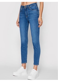 Lee Jeansy Scarlett L626QDDM 112140398 Granatowy Skinny Fit ze sklepu MODIVO w kategorii Jeansy damskie - zdjęcie 181128232