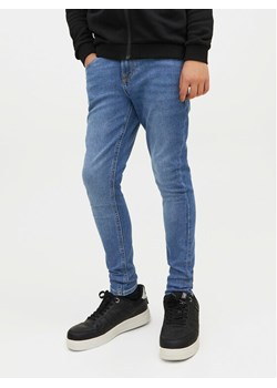 Jack&Jones Junior Jeansy Liam 12237497 Niebieski Skinny Fit ze sklepu MODIVO w kategorii Spodnie chłopięce - zdjęcie 181128243