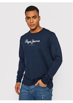 Pepe Jeans Longsleeve Eggo PM508209 Granatowy Regular Fit ze sklepu MODIVO w kategorii T-shirty męskie - zdjęcie 181128251