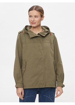Pepe Jeans Parka Sally PL402319 Zielony Regular Fit ze sklepu MODIVO w kategorii Parki damskie - zdjęcie 181128303