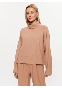 DKNY Sport Bluza DP3T9441 Brązowy Regular Fit ze sklepu MODIVO w kategorii Bluzy damskie - zdjęcie 181128383