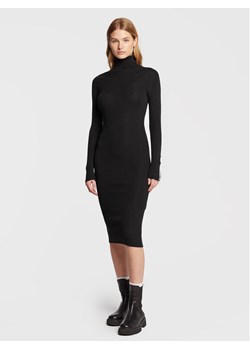 Iceberg Sukienka dzianinowa 22II2P0AH027010 Czarny Slim Fit ze sklepu MODIVO w kategorii Sukienki - zdjęcie 181128403