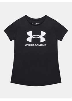 Under Armour T-Shirt Ua Sportstyle Logo Ss 1361182 Czarny Loose Fit ze sklepu MODIVO w kategorii Bluzki dziewczęce - zdjęcie 181128420