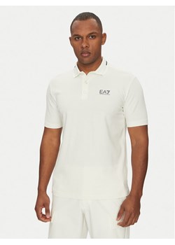 EA7 Emporio Armani Polo 7M000184 AF13511 U0005 Biały Regular Fit ze sklepu MODIVO w kategorii T-shirty męskie - zdjęcie 181128441