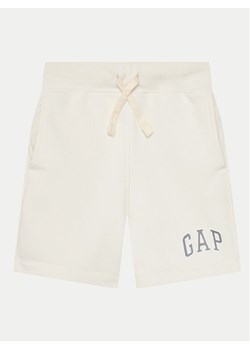 Gap Szorty sportowe 875152-04 Écru Regular Fit ze sklepu MODIVO w kategorii Spodenki chłopięce - zdjęcie 181128471