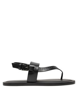 Max Mara Sandały Thongstitch 24145210126 Czarny ze sklepu MODIVO w kategorii Sandały damskie - zdjęcie 181128500