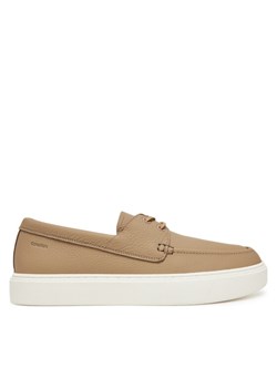 Calvin Klein Mokasyny Hybrid Lace Up Boat Lth HM0HM01812 Brązowy ze sklepu MODIVO w kategorii Mokasyny męskie - zdjęcie 181128530