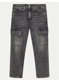 Calvin Klein Jeans Jeansy IB0IB02190 Szary Regular Fit ze sklepu MODIVO w kategorii Spodnie dziewczęce - zdjęcie 181128583