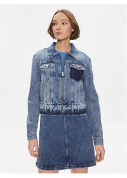 Tommy Jeans Kurtka jeansowa Izzie DW0DW16989 Niebieski Slim Fit ze sklepu MODIVO w kategorii Kurtki damskie - zdjęcie 181128692