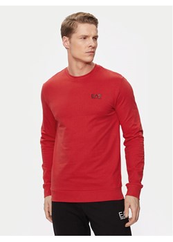 EA7 Emporio Armani Bluza 8NPM52 PJ05Z 1461 Czerwony Regular Fit ze sklepu MODIVO w kategorii Bluzy męskie - zdjęcie 181128860