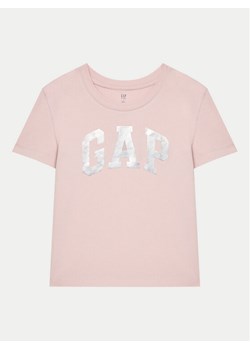 Gap T-Shirt 628713-00 Różowy Relaxed Fit ze sklepu MODIVO w kategorii Bluzki dziewczęce - zdjęcie 181128974