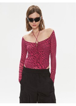 Pinko Body Birba 102221 A1A0 Różowy Slim Fit ze sklepu MODIVO w kategorii Bluzki damskie - zdjęcie 181129092
