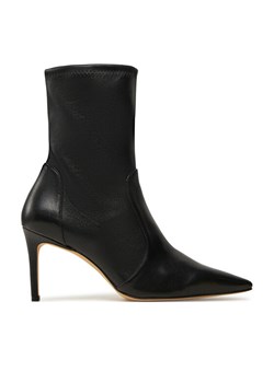 Stuart Weitzman Botki Stuart 85 Str Bootie SB657 Czarny ze sklepu MODIVO w kategorii Botki - zdjęcie 181129140