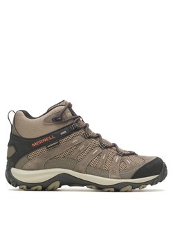 Merrell Trekkingi Alverstone 2 Mid Wp J036925 Brązowy ze sklepu MODIVO w kategorii Buty trekkingowe męskie - zdjęcie 181129270