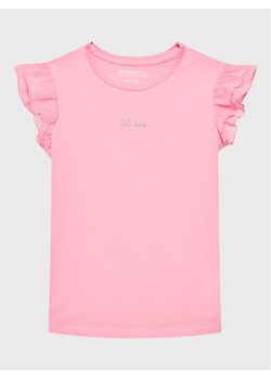 Guess Bluzka J3GP03 K6YW1 Różowy Regular Fit ze sklepu MODIVO w kategorii Bluzki dziewczęce - zdjęcie 181129424