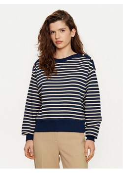 Tommy Hilfiger Bluza WW0WW44447 Granatowy Relaxed Fit ze sklepu MODIVO w kategorii Bluzy damskie - zdjęcie 181129460