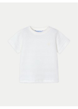 Mayoral T-Shirt 3028 Biały Regular Fit ze sklepu MODIVO w kategorii Bluzki dziewczęce - zdjęcie 181129484