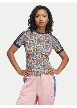 adidas T-Shirt Liberty London Cali JC7776 Kolorowy Slim Fit ze sklepu MODIVO w kategorii Bluzki damskie - zdjęcie 181129582