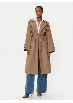 MICHAEL Michael Kors Trencz MR520FLDTY Beżowy Oversize ze sklepu MODIVO w kategorii Płaszcze damskie - zdjęcie 181129622