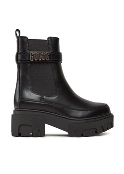 Guess Botki Yelma FL8YEA ELE10 Czarny ze sklepu MODIVO w kategorii Botki - zdjęcie 181129630