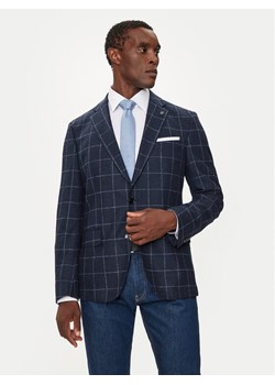 Boss Marynarka H-Hutson 50527998 Granatowy Slim Fit ze sklepu MODIVO w kategorii Marynarki męskie - zdjęcie 181129651