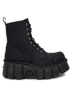 NEW ROCK Glany M-MILI083C-RC7 Czarny ze sklepu MODIVO w kategorii Workery damskie - zdjęcie 181129700