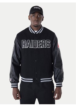 New Era Kurtka bomber New Era NFL Las Vegas Raiders Varsity 60596371 Czarny Regular Fit ze sklepu MODIVO w kategorii Kurtki męskie - zdjęcie 181129741