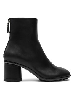 AGL Botki Curvy D245509PGSOFTY0000 Czarny ze sklepu MODIVO w kategorii Botki - zdjęcie 181129851