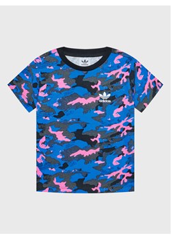 adidas T-Shirt Allover HK0275 Kolorowy Regular Fit ze sklepu MODIVO w kategorii T-shirty chłopięce - zdjęcie 181129872