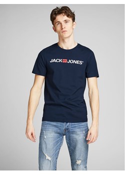 Jack&Jones T-Shirt Corp Logo 12137126 Granatowy Slim Fit ze sklepu MODIVO w kategorii T-shirty męskie - zdjęcie 181130020