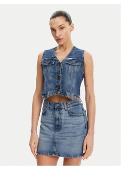 Guess Kamizelka W5GN74 D5M46 Granatowy Regular Fit ze sklepu MODIVO w kategorii Kamizelki damskie - zdjęcie 181130074