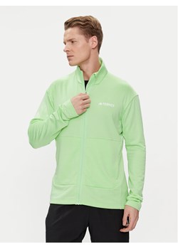 adidas Bluza techniczna Terrex Multi Light IQ3741 Zielony Slim Fit ze sklepu MODIVO w kategorii Bluzy męskie - zdjęcie 181130081