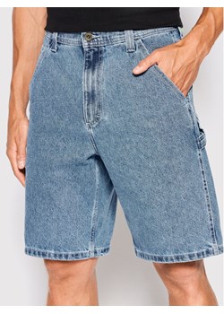 Vans Szorty jeansowe Drill Chore VN0A7S4S Niebieski Loose Fit ze sklepu MODIVO w kategorii Spodenki męskie - zdjęcie 181130083