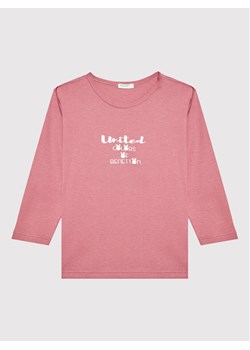 United Colors Of Benetton Bluzka 3I9WA100T Różowy Regular Fit ze sklepu MODIVO w kategorii Bluzki dziewczęce - zdjęcie 181130120