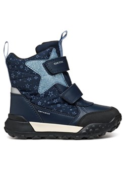 Geox Śniegowce J Trekkyup Girl B Ab J46M7C 0MNBC CF44Y D Granatowy - id: 0000304066696 - marki Geox - 181130172 Geox Śniegowce J Trekkyup Girl B Ab J46M7C 0MNBC CF44Y D Granatowy ze sklepu MODIVO w kategorii Buty zimowe dziecięce - zdjęcie 181130172