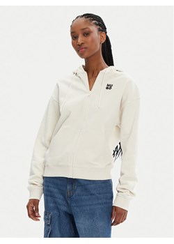 HUGO Bluza Dalfine 50535240 Écru Regular Fit ze sklepu MODIVO w kategorii Bluzy damskie - zdjęcie 181130201