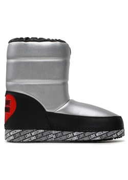 LOVE MOSCHINO Śniegowce JA24142G1HIT590A Srebrny - id: 0000303264345 - marki Love Moschino - 181130221 LOVE MOSCHINO Śniegowce JA24142G1HIT590A Srebrny ze sklepu MODIVO w kategorii Śniegowce damskie - zdjęcie 181130221