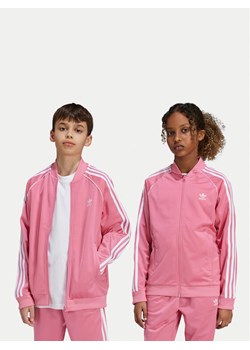 adidas Bluza adicolor SST IY7451 Różowy Regular Fit ze sklepu MODIVO w kategorii Bluzy dziewczęce - zdjęcie 181130244