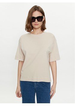 Vero Moda T-Shirt Didde 10301183 Beżowy Loose Fit ze sklepu MODIVO w kategorii Bluzki damskie - zdjęcie 181130261