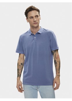 Lee Polo 112349954 Niebieski Regular Fit ze sklepu MODIVO w kategorii T-shirty męskie - zdjęcie 181130280