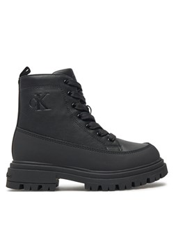 Calvin Klein Jeans Trapery V3X5-81093-1355 M Czarny ze sklepu MODIVO w kategorii Buty zimowe dziecięce - zdjęcie 181130354