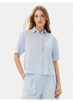Tommy Hilfiger Koszula WW0WW44720 Błękitny Relaxed Fit ze sklepu MODIVO w kategorii Koszule damskie - zdjęcie 181130362