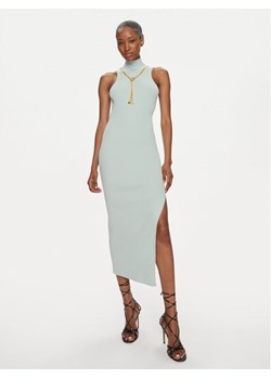 Elisabetta Franchi Sukienka codzienna AM-69S-41E2-V400 Zielony Slim Fit ze sklepu MODIVO w kategorii Sukienki - zdjęcie 181130404